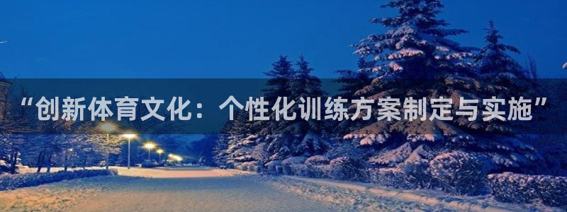 下载劲爆体育：“创新体育文化：个性化训练方案制定与实施”